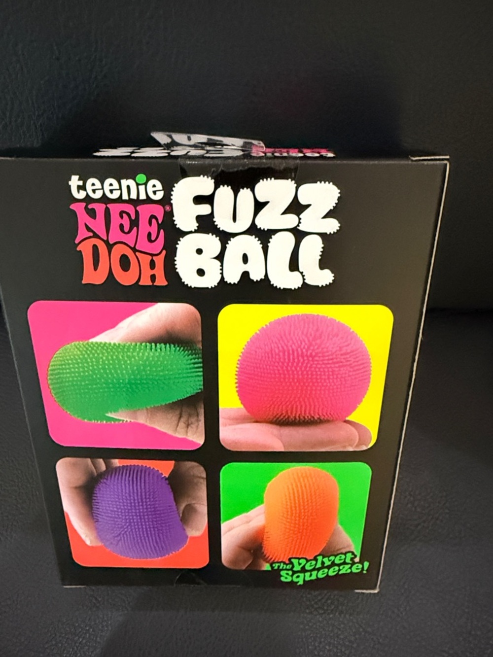 Needoh teenie Fuzz Ball Set Zesty Green, Tickled Pink, Purplicious, - Picture 2 of 2